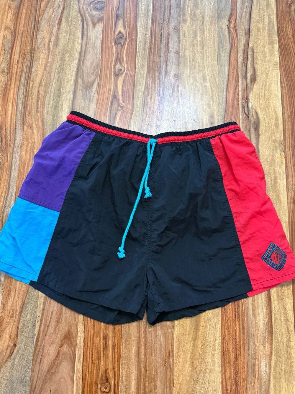 Vintage McGregor Club Swim Shorts Size 2X Colorblock Nylon